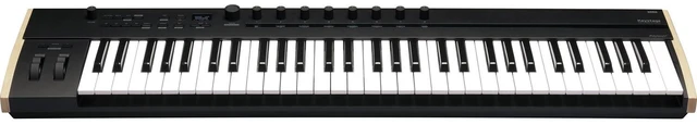 Alt view image 2 of 7 - Korg Keystage 61-key MIDI Keyboard Controller, Tascam TH-02, (2) Midi Cables, (4) 1/4 Cables Bundle