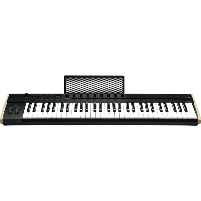 Alt view image 3 of 7 - Korg Keystage 61-key MIDI Keyboard Controller, Tascam TH-02, (2) Midi Cables, (4) 1/4 Cables Bundle