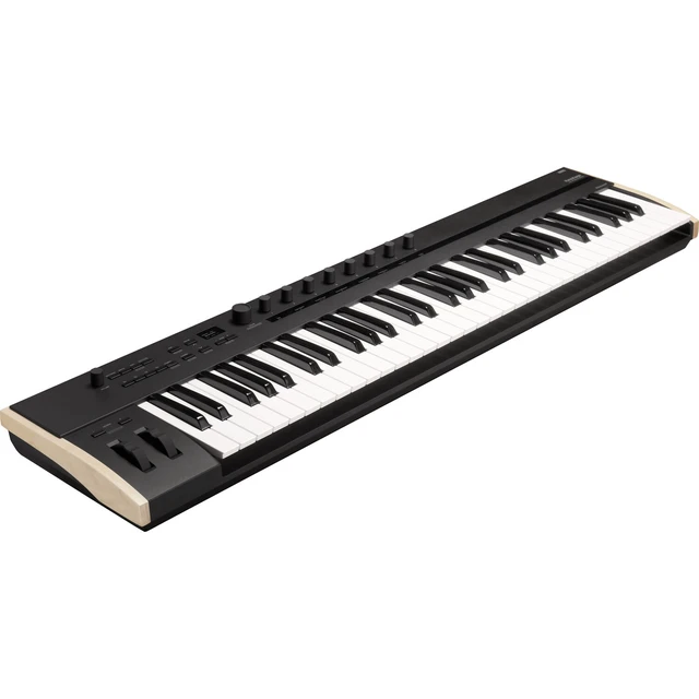 Alt view image 4 of 7 - Korg Keystage 61-key MIDI Keyboard Controller, Tascam TH-02, (2) Midi Cables, (4) 1/4 Cables Bundle