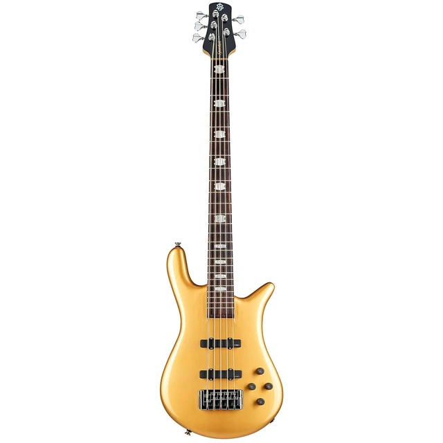 Alt view image 2 of 7 - Spector Euro 5 Classic Bass Guitar, Metallic Gold Gloss, Amazon Gift Card $300 Bundle