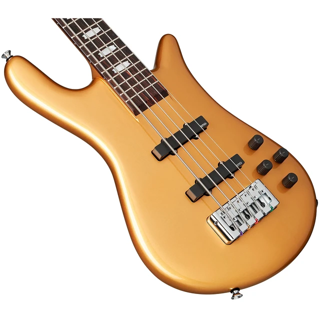 Alt view image 5 of 7 - Spector Euro 5 Classic Bass Guitar, Metallic Gold Gloss, Amazon Gift Card $300 Bundle