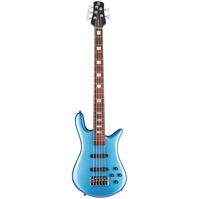 Alt view image 2 of 7 - Spector Euro 5 Classic Bass Guitar, Metallic Blue Gloss, Gator GFW-GTR-SEAT and Stand, ErnieBall 1/4 Cable Bundle