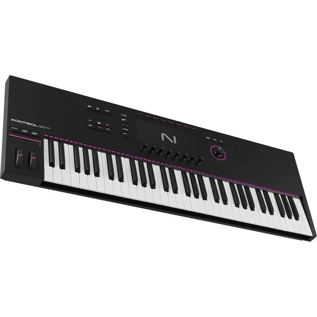 Alt view image 3 of 7 - Native Instruments Kontrol S61 MK3 Keyboard Controller, AT ATH-M20X, (2) 1/4 Cables Bundle