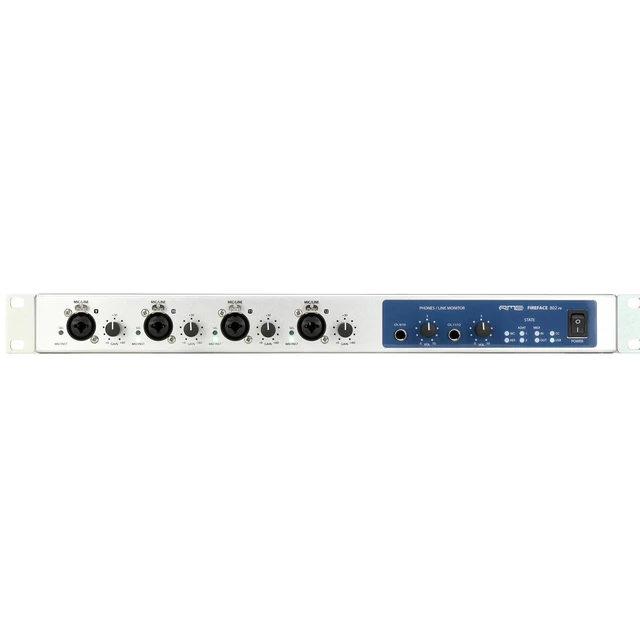 Alt view image 2 of 7 - RME Fireface 802 FS 60-Channel USB, Presonus HD9, (8) ErnieBall 1/4, (5) ErnieBall XLR Bundle