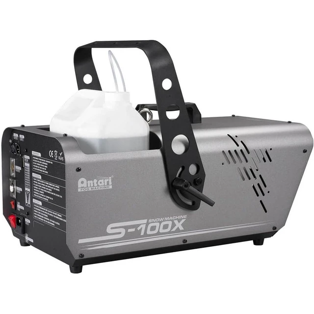 Alt view image 2 of 5 - Antari S-100X High Powered Snow Machine, (4) Antari SL-4H Snow Foam Fluid Bundle