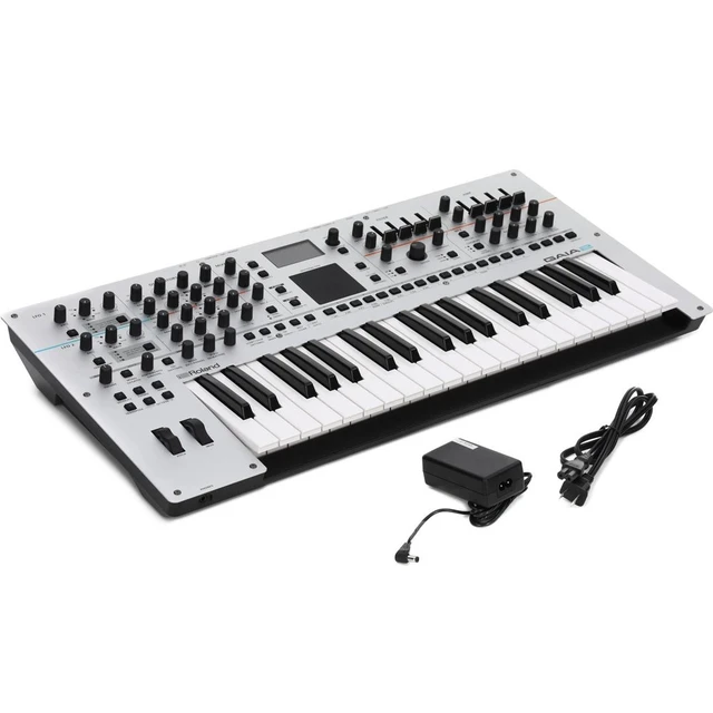 Alt view image 4 of 7 - Roland GAIA 2 37-key Virtual Analog Wavetable, Keyboard Stand, Bench, (2) 1/4 Cables Bundle