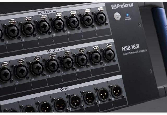 Alt view image 4 of 5 - PreSonus NSB 16.8 AVB Networked Stage Box, (16) XLR Cables Bundle