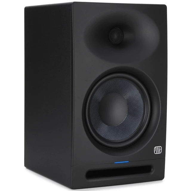 Alt view image 3 of 6 - (2) PreSonus Eris Studio 8 8-inch Powered Studio Monitor, Mackie Big Knob Passive, (2) 1/4 Cables Bundle
