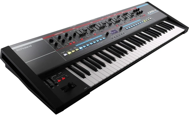 Alt view image 2 of 7 - Roland Juno-X 61-key Synthesizer, Keyboard Stand, Bench, Tascam TH02, Sustain Pedal, Nektar NP-X, (2) Midi Cables, (4) ErnieBall 1/4 Bundle