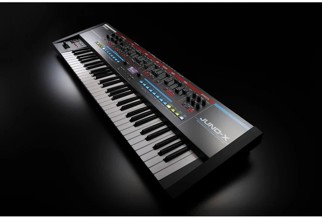 Alt view image 5 of 7 - Roland Juno-X 61-key Synthesizer, Keyboard Stand, Bench, Tascam TH02, Sustain Pedal, Nektar NP-X, (2) Midi Cables, (4) ErnieBall 1/4 Bundle