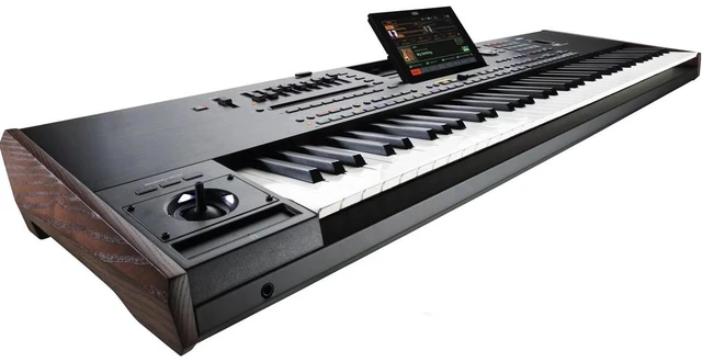 Alt view image 2 of 7 - Korg Pa5X-76 76-Key Workstation, Presonus HD09, Keyboard Stand and Bench, Sustain Pedal, Moog EP-3, (2) Midi Cables, (4) ErnieBall 1/4 Cables Bundle