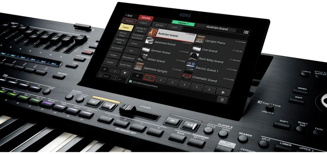 Alt view image 5 of 7 - Korg Pa5X-61 61-Key Workstation, PSG COBRA 112, Keyboard Stand, ErnieBall XLR Bundle