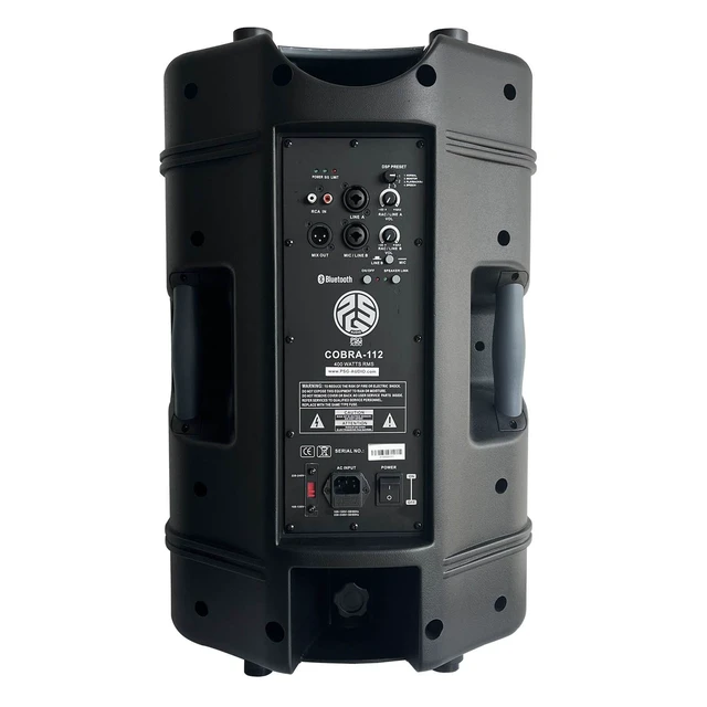 Alt view image 5 of 7 - (2) PSG Audio Cobra 12" 1600 Watt, (2) Gatot Tote12, Stands, (2) XLR Cables Bundle
