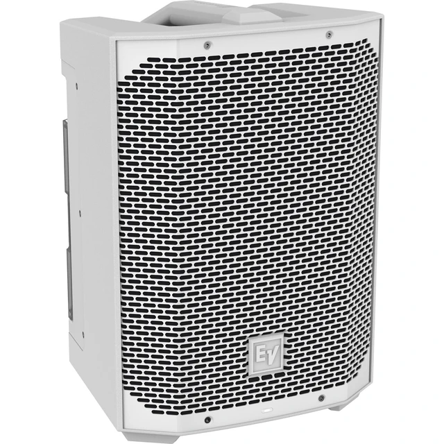 Alt view image 3 of 7 - Electro-Voice Everse 8 Battery Speaker (White), Mic Stand, Shure SV100, XLR Cable, Gator TOTE12 Bundle