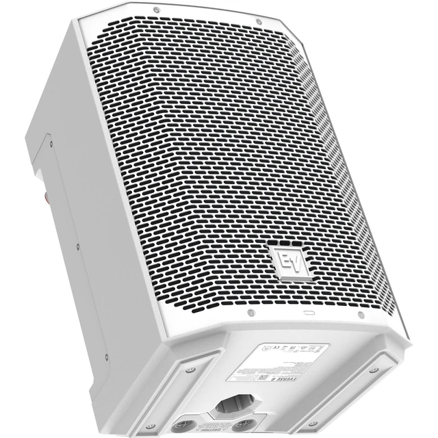 Alt view image 4 of 7 - Electro-Voice Everse 8 Battery Speaker (White), Mic Stand, Shure SV100, XLR Cable, Gator TOTE12 Bundle