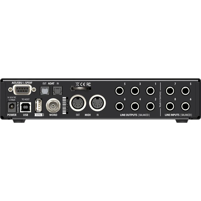 Alt view image 3 of 7 - RME Fireface UCX II 40-channel USB Interface, RME Rackmount kit, (2) ErnieBall XLR Bundle