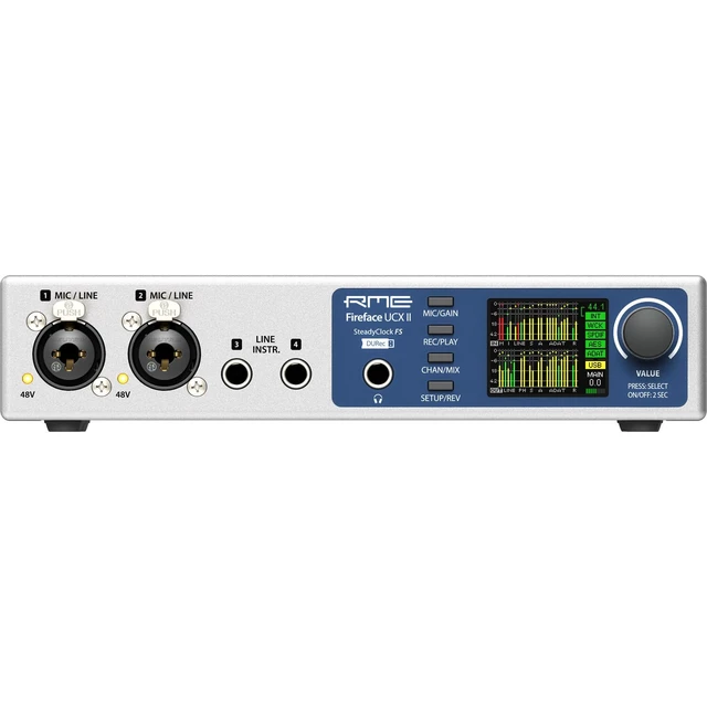 Alt view image 2 of 7 - RME Fireface UCX II 40-channel USB Interface, RME Rackmount kit, (2) ErnieBall XLR Bundle