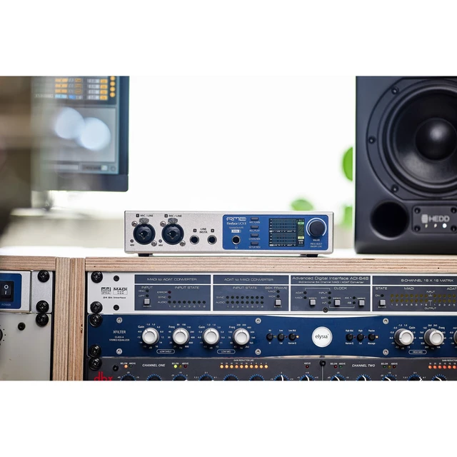 Alt view image 4 of 7 - RME Fireface UCX II 40-channel USB Interface, RME Rackmount kit, (2) ErnieBall XLR Bundle