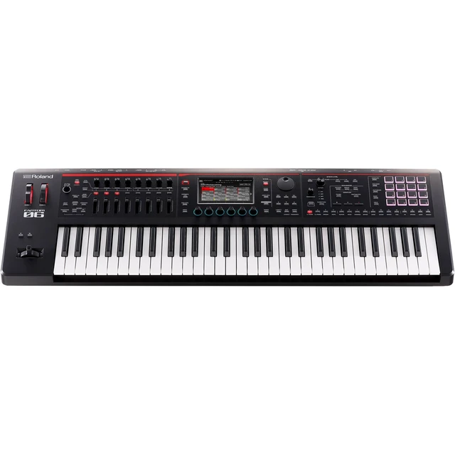 Alt view image 2 of 7 - Roland Fantom-06 61-Key Keyboard, Stand, Bench, Sustain, Expression Pedal, (2) 1/4 Cable Bundle