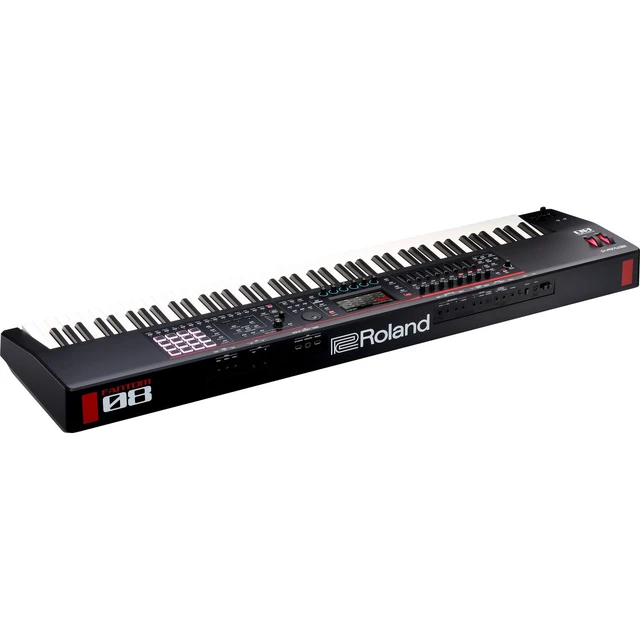 Alt view image 4 of 7 - Roland FANTOM-08 Keyboard, Keyboard Stand, Bench, Sustain Pedal, Presonus Eris 3.5, (2) 1/4 Cables Bundle