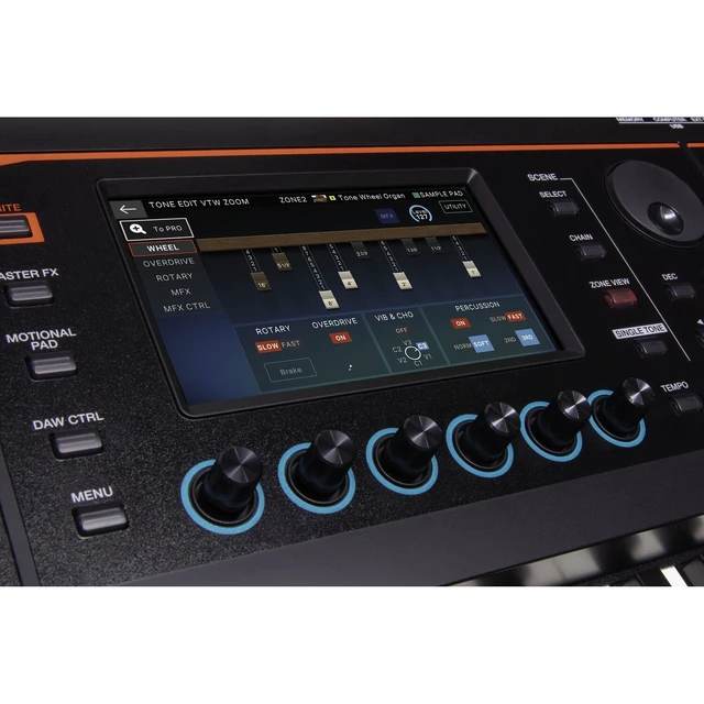 Alt view image 6 of 7 - Roland FANTOM-08 Keyboard, Stand, Bench, Sustain, Expression Pedal, Presonus HD9, (4) 1/4 Cables Bundle
