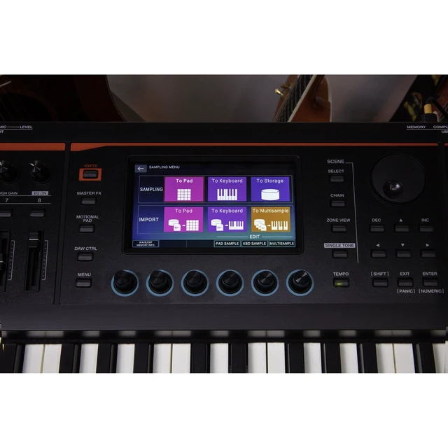 Alt view image 7 of 7 - Roland FANTOM-08 Keyboard, Stand, Bench, Sustain, Expression Pedal, Presonus HD9, (4) 1/4 Cables Bundle