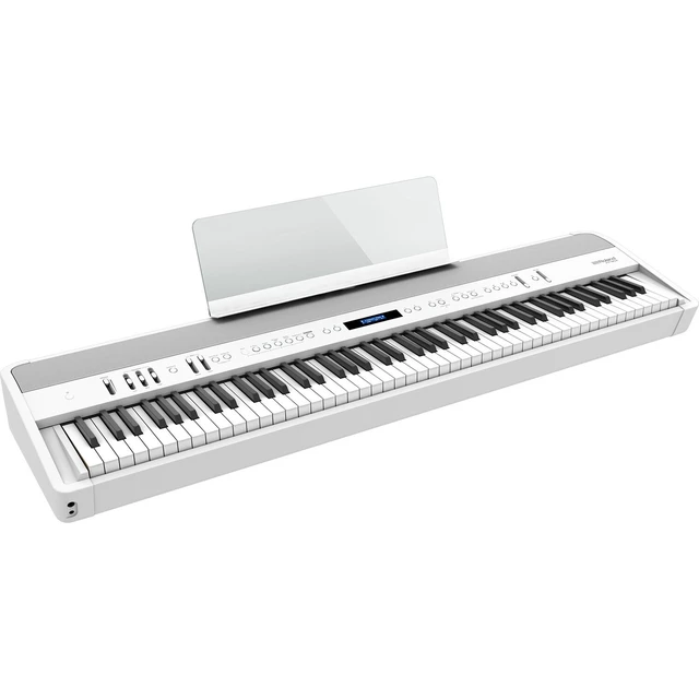 Alt view image 2 of 7 - Roland FP-90X Digital Piano (White), Stand, Bench, Rockville 88 Rolling Bag, (2) 1/4 Cables, Sustain Pedal Bundle