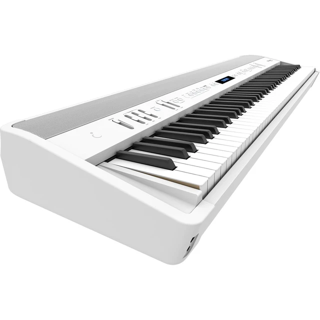 Alt view image 3 of 7 - Roland FP-90X Digital Piano (White), Stand, Bench, Rockville 88 Rolling Bag, (2) 1/4 Cables, Sustain Pedal Bundle