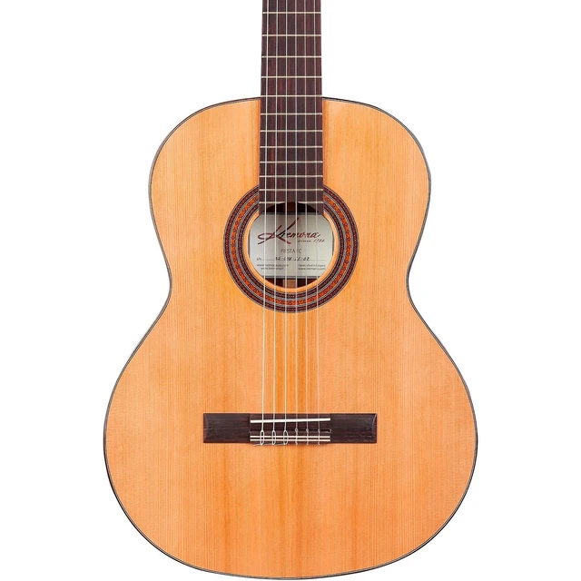 Alt view image 2 of 7 - Kremona Fiesta FC Acoustic Guitar w/ Case, Amumu SP60 Pickup, AT ATH-M40X Headphones Bundle