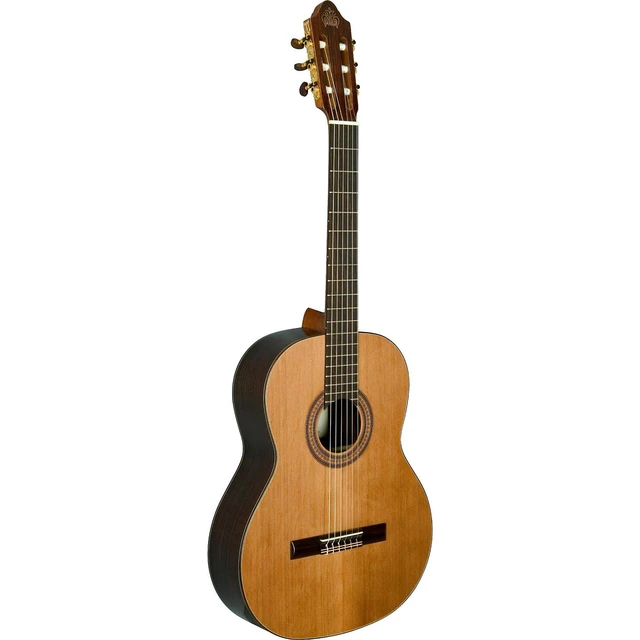 Alt view image 5 of 7 - Kremona Fiesta FC Acoustic Guitar w/ Case, Amumu SP60 Pickup, AT ATH-M40X Headphones Bundle