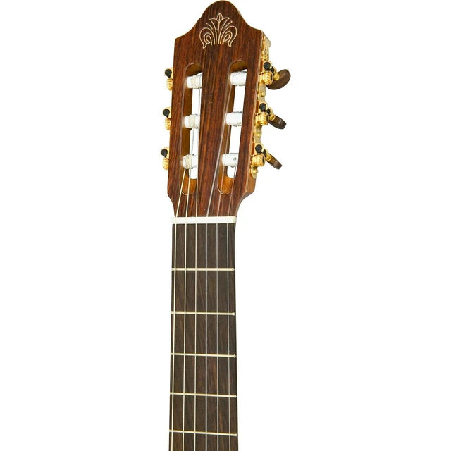 Alt view image 6 of 7 - Kremona Fiesta FC Acoustic Guitar w/ Case, Amumu SP60 Pickup, AT ATH-M40X Headphones Bundle