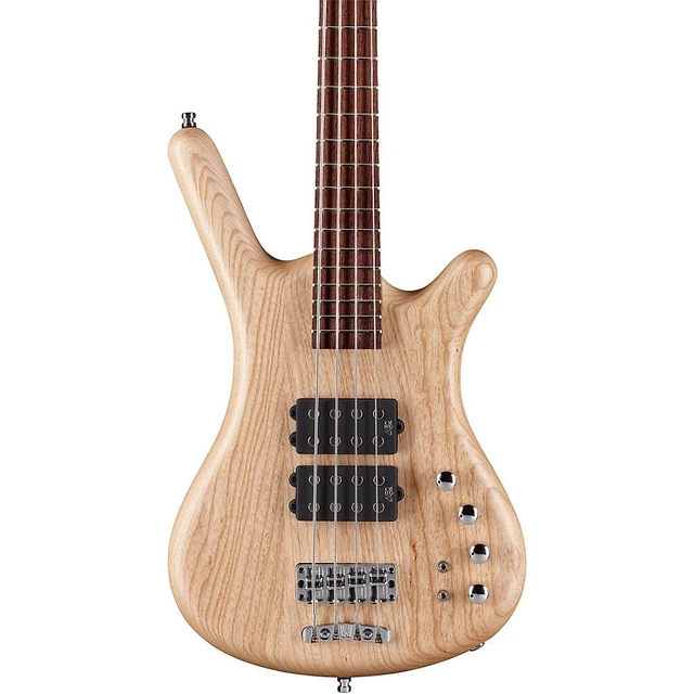 Alt view image 4 of 7 - Warwick Pro Series Corvette $$-4 String Natural Transparent Satin, Gator GTSA-GTRBASS, ErnieBall Cable, Levy's MSSC8-BLK Bundle