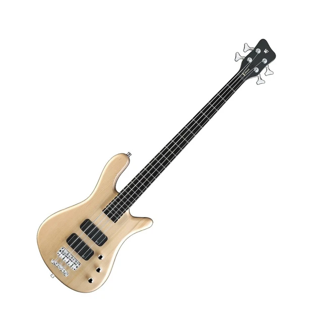 Alt view image 2 of 7 - Warwick RockBass Streamer 4-String Bass Natural Transparent Satin, Gator GC-Bass Case, ErnieBall Cable Bundle