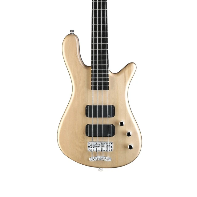 Alt view image 3 of 7 - Warwick RockBass Streamer 4-String Bass Natural Transparent Satin, Gator GC-Bass Case, ErnieBall Cable Bundle