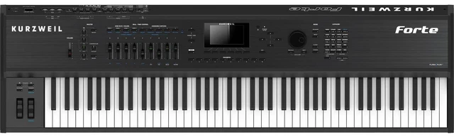 Alt view image 2 of 7 - Kurzweil Forte 88-key Stage Piano (Foot Pedal Included), LD Systems Maui 5, Studiologic VFP-2 Pedal, Keyboard Stand, Bench, Kurzweil CC-1, (2) Midi Cables, (2) 1/4 Cables Bundle