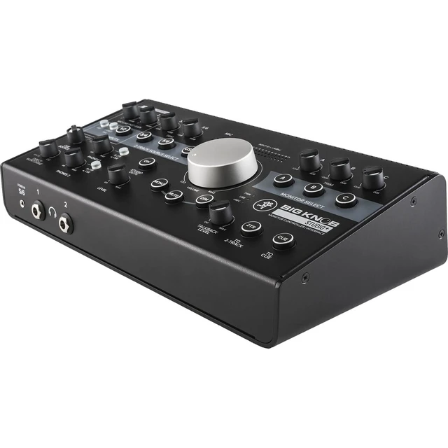 Alt view image 2 of 5 - Mackie Big Knob Studio Plus Monitor Controller, (2) Mogami XLR to 1/4 10FT Cables Bundle