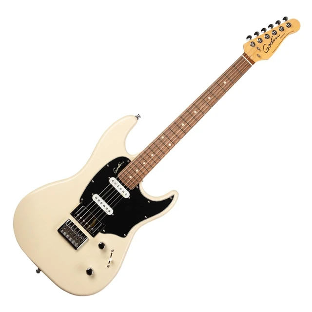 Alt view image 6 of 7 - Godin 048434 Session HT Trans Cream RN, CAHAYA Electric Guitar Bag, CAHAYA Guitar Stand Bundle
