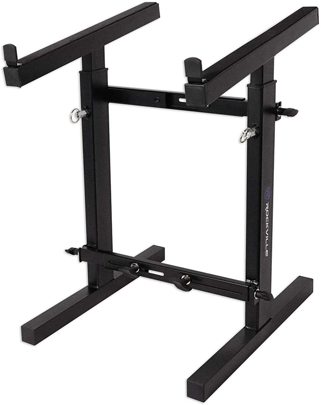 Alt view image 3 of 3 - Mackie ProFX22v3 22-Channel Mixer - Rockville RXS20 Portable Mixer Stand