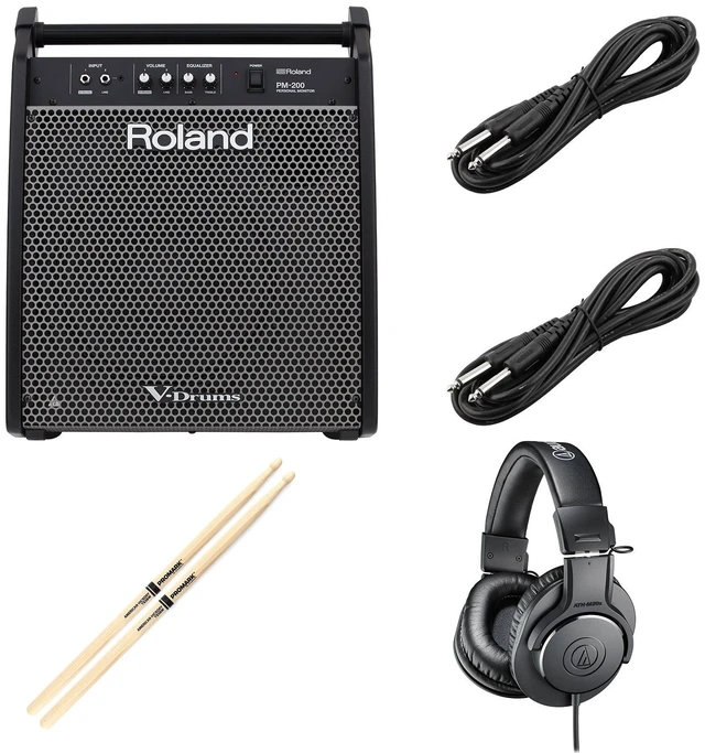 Main image of Roland PM-200 180-watt 1x12" - Tasacam TH02 - Drum Stick - (2) 1/4 Cable