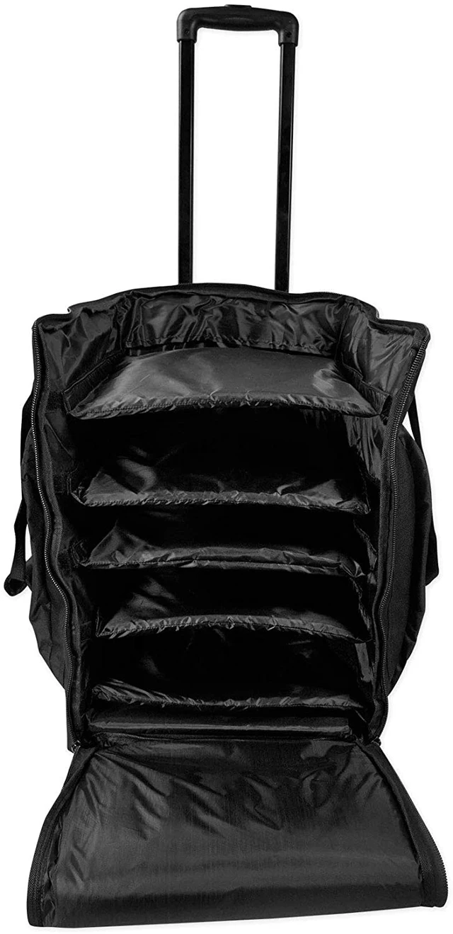 Alt view image 6 of 7 - Chauvet DJ Funfetti Confetti Launcher (Pair) - (2) Rockville Rolling Travel Bag RLB50 - (2) JPACO Metallic Confetti Refill