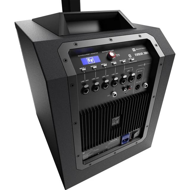 Alt view image 3 of 7 - Electro-Voice EVOLVE 30M (Pair) (2) BLX24/PG58 Wireless Mic (2) Mic Stands (4) XLR Cables (2) Mic Clips