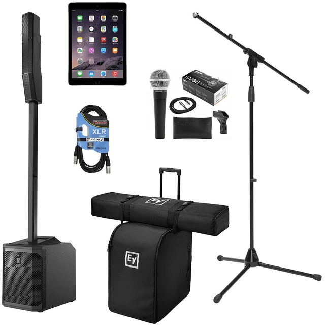 Main image of Electro-Voice EVOLVE 30M - Carrying and Rolling Bag - Ipad Air 2 16GB Reconditioned - SM58 Mic - XLR Cable - Mic Stand