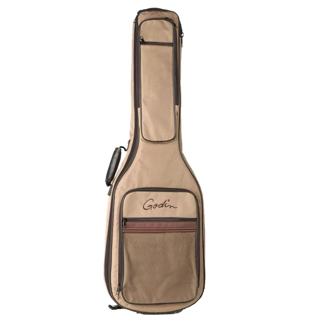 Alt view image 3 of 7 - Godin 025503 xtSA Trans Black Flame 6 string Electric Guitar - CAHAYA Guitar Bag - Donner Wooden Stand - Wall Mount 2-Pack - Legato Guitar Strap