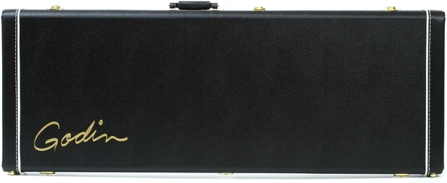 Alt view image 4 of 5 - Godin 025503 xtSA Trans Black Flame 6 string Electric Guitar - Godin V1095 Hard Shell Case - (2) D'Addario EJ38 Phosphor Bronze