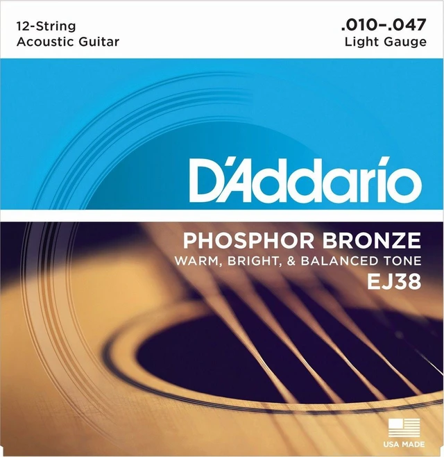 Alt view image 6 of 7 - Godin A12 12-string Natural Semi-gloss (025343) - Godin V1095 Hard Shell Case - (2) D'Addario EJ38 Phosphor Bronze