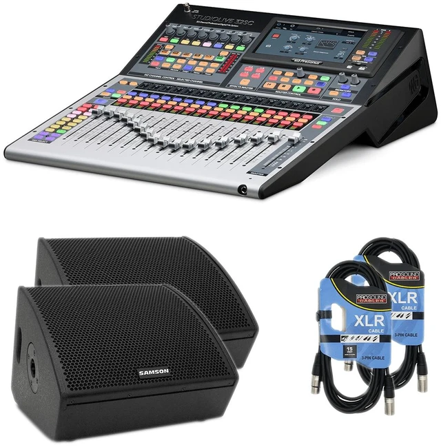 Main image of PreSonus StudioLive 32SC - Samson RSXM12A (Pair) - XLR Cable 2