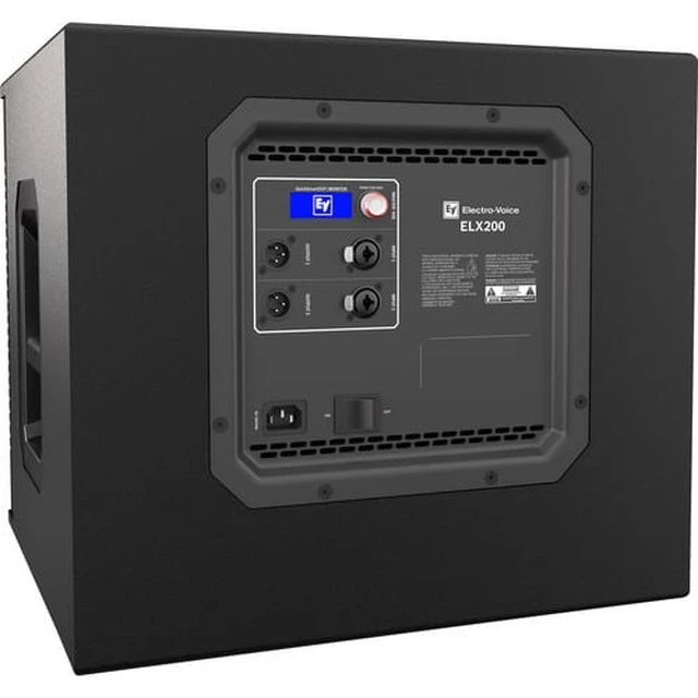 Alt view image 3 of 7 - Electro-Voice ELX200-12SP-US 12" 1200W Powered Subwoofer (Black, Single) & Adjustable Subwoofer Pole and 50FT XLR to XLR Cable