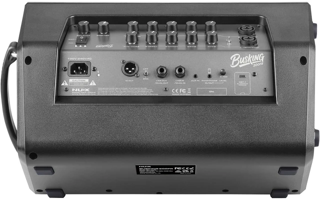 Alt view image 7 of 7 - NUX Busking 200FR Battery-Powered FRFR Speaker - (2) XLR Cable Bundle