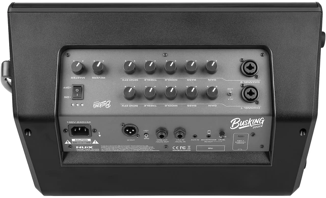 Alt view image 6 of 7 - NUX Busking 200FR Battery-Powered FRFR Speaker - (2) XLR Cable Bundle