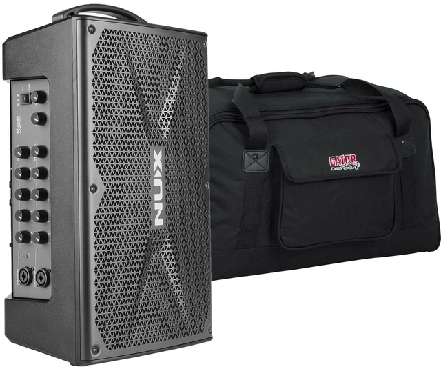 Main image of NUX Busking 200FR Battery-Powered FRFR Speaker - Gator Tote 10 Bundle